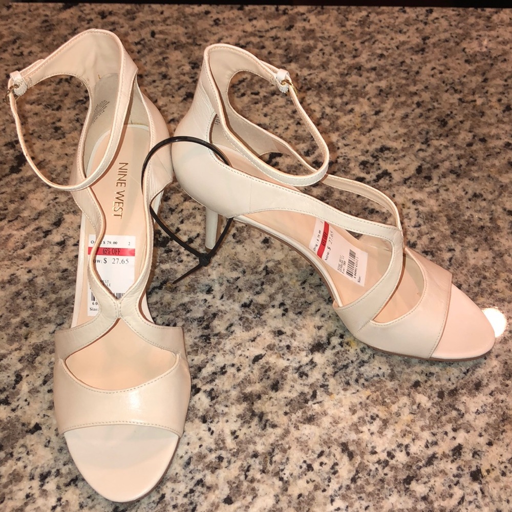 Nine West Gerbera Heels- Cream